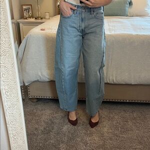 Abercrombie & fitch The Barrel Jean mid rise  sz28